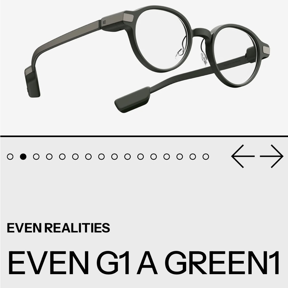EVEN G1A Smart Glasses - Black - Picture 4 of 9